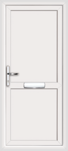 Full flat upvc front doors